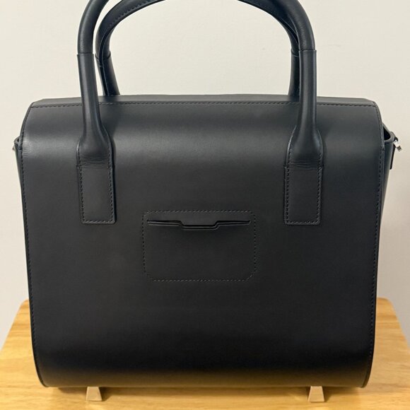Alexander Wang Smooth Calfskin Large Chastity Bag in Black with Rhodium Hardware - Picture 2 of 4